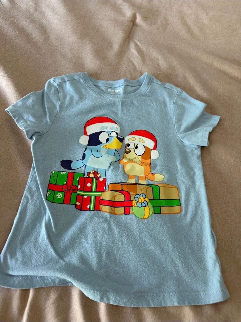 Lot of 4 Graphic Kids T-Shirts - Red, Light Blue, Navy